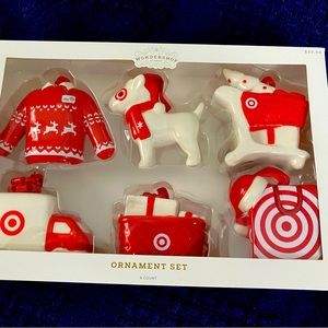 TARGET Wondershop 6pc. Ceramic Ornament Set